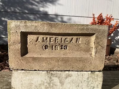 Reclaimed Brick Antique American Enameled 1913 South River New Jersey Vintage • $39.99