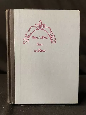 Mrs. Arris Goes To Paris 1958 Hardcover By Paul Gallico Mn3608 • $10