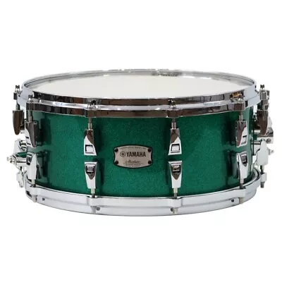 Yamaha Absolute Hybrid Maple 14x6 Snare AMS1460 Jade Green NEW From JP • $600