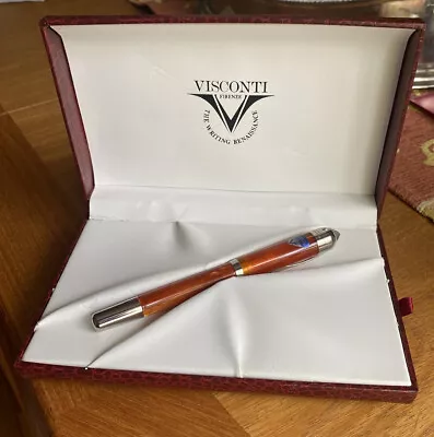 Vintage Visconti Firenze The Writing Renaissance Rollerball Pen In Box Italy 🖊️ • $690