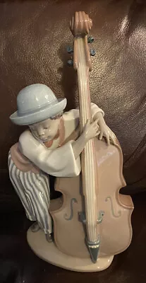 LLADRO 5834 Jazz Bass Black Legacy Collection Mint Condition! No Box! L@@K! • $374.10