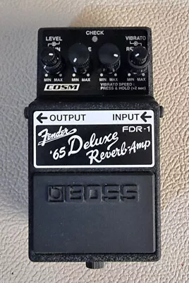 Boss FDR-1 Fender '65 Deluxe Reverb Amp Guitar Pedal COSM. Free Express Postage • $275