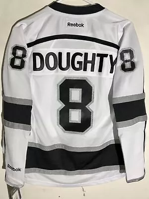 Reebok Women's Premier NHL Jersey Los Angeles Kings Doughty White Sz M • $39.99