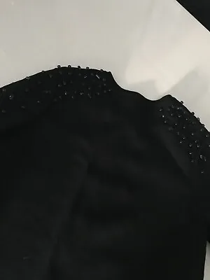 Zara  Knit  Black Studded Open Front Jacket Womens Size Small • £53.08