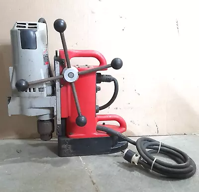 Milwaukee 4202 Magnetic Drill Press 120V 60Hz 12.5A 4262-1 Drill Motor ¾” 19mm • $1330