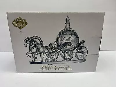 Shannon Crystal Godinger Wedding Horse Drawn Coach Sculpture Cinderella Style • $14.95