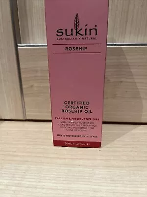 £11.89 • Buy Sukin Certified Organic Rosehip Oil 50ml New