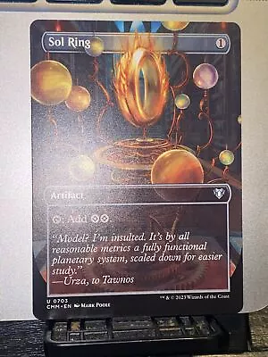 Sol Ring X1 Mtg Commander Masters Nm Borderless • $8.48