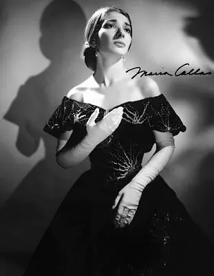 * Maria Callas Signed Photo 8x10 Autographed Reprintpicture Soprano • $19.99