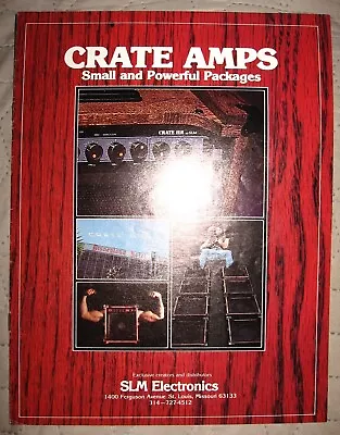 CRATE AMPS Vintage Catalog • $15