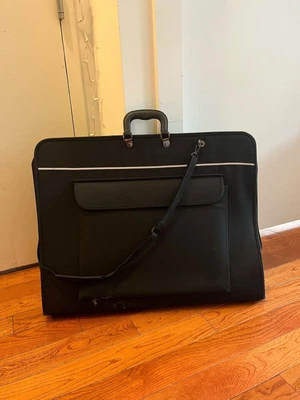 $45 • Buy Art Portfolio Case Artist Carrying Case With Shoulder Strap, Black, 21x27