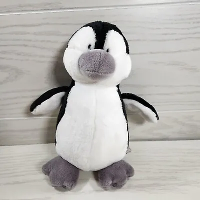 NICI Nicidoos Baby Penguin Stuffed Animal Plush 8  Black & White 43629 • $12