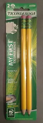 Dixon Ticonderoga My First Pencils 2 Pk Beginner #2 HB 33306 Latex Free Eraser • $5.95