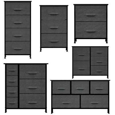 2 3 5 7 Chest Of Drawers Fabric Dresser Furniture Bins Bedroom Storage Organizer • $34.40