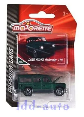 Majorette Land Rover Defender 110 Metallic Green 1/60 Diecast Model Car 3052mj6 • $7.50