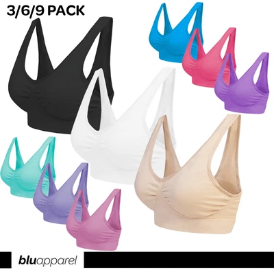 £18.99 • Buy Multipack Seamless Comfort Bras For Everyday Wear Non Padded Non Wired Maternity