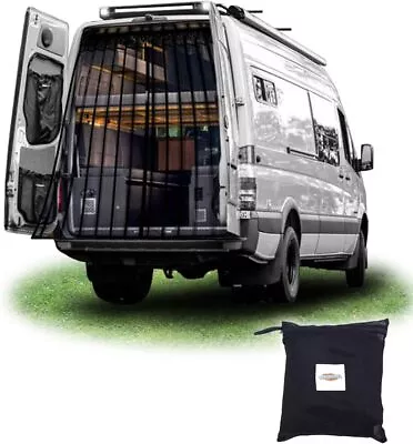 Magnetic Sprinter Van Bug Fly Screen For Mercedes-Benz Rear Door Zipper Style • $79.99