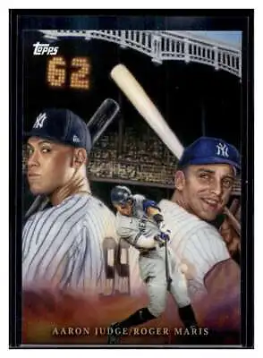 2022 Topps Game Within The Game #15 Aaron Judge / Roger Maris Card (Qty) • $7.49