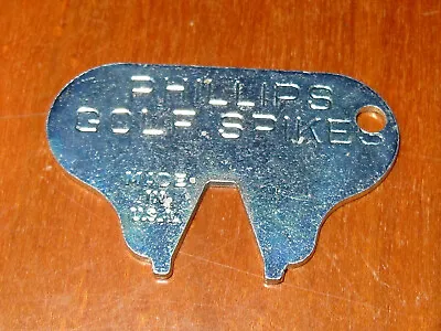 Vintage Phillips Golf Spike Metal Divot Made USA W Hole For Key Ring • $19.99
