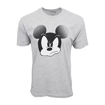 Disney Mens Mad Mickey Heather Gray T Shirt  • $11.75