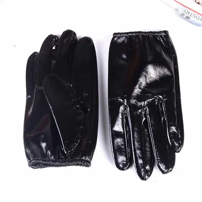 Men's Real Leather Unlined Military Shrink Wrist Police Tactical Short Gloves • $20.80