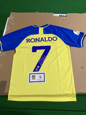$450 • Buy 2023 Hand Signed Ronaldo Al Nassr Jersey.