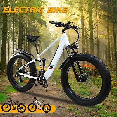 Electric Bicycle 48V 500W City Ebike For Adult Mountain Bike 12AH 40KM/H 8 SpeUd • $997.49