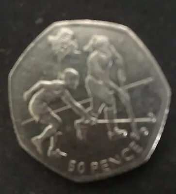 London Olympics 2012 - Hockey 50 Pence Coin - Dated 2011 • £1.60