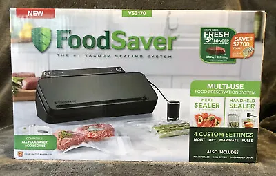 $52.99 • Buy FoodSaver Multi-Use Food Preservation System Sous Vide Sealer VS3170 Open Box