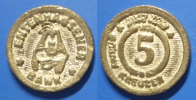 Micky Maus 5 Kreuzer 1998 Entenhausener Bank Disney Token Coin Jeton (Ж107) • $4.45