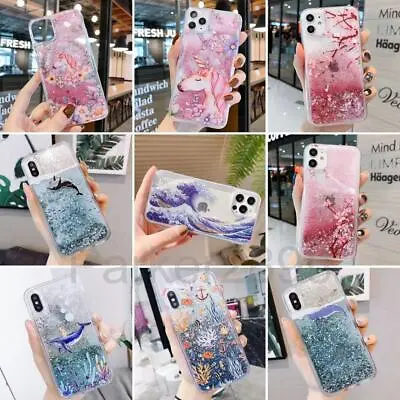 $13.75 • Buy Glitter Case For IPhone 14 13 12 11 Pro XR XS Max 8 7 6 Plus Quicksand TPU Cover