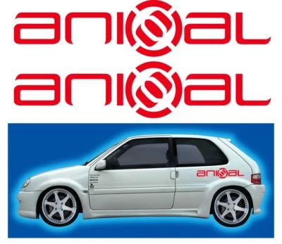 £4.50 • Buy Large Animal Surf X2 Vinyl Car Van Camper Wall Stickers/Decals Any Colour