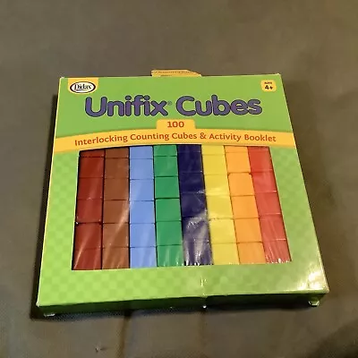 Unifix Cubes 100 Interlocking Counting Cubes & Activity Booklet • £4.82