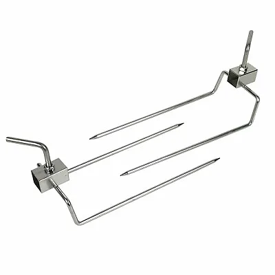 Commercial Bargains Pair Of Rotisserie Forks For 3/4  Square Spit Rod Shoulder • $22.65