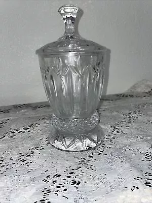 Shannon Crystal HEAVY Candy Dish Container ~ 9.5  Tall ~ Beautiful Dish ~ • $24.95