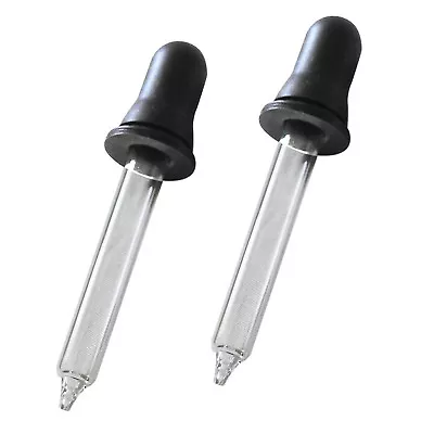 2 X Medisure Glass Liquid Medicine Medical Laboratory Dropper Pipette Twin Pack • £4.19