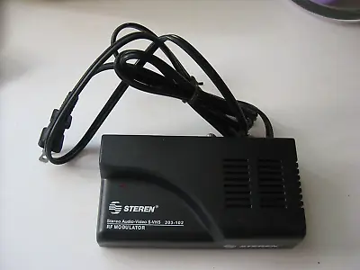 $3.99 • Buy Steren Video RF Modulator 203-102 Stereo Audio Video S-VHS Channels 3 & 4 