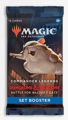 * Battle For Baldur's Gate SET Booster Pack * D&D Commander Legends MTG • $7