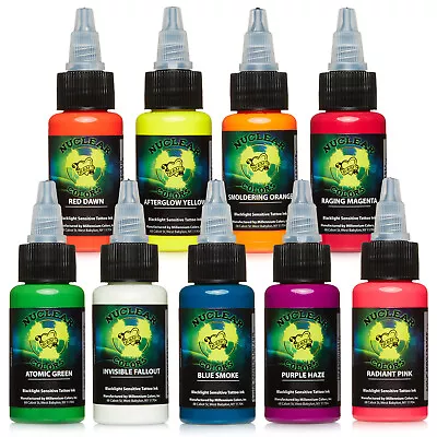 MOMs Millennium Nuclear UV Blacklight Tattoo Ink - 1 Oz • $19.99