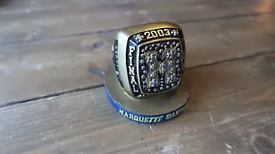 Marquette Univ 2003 Final Four Ring Replica Display Piece NCAA • $7.99