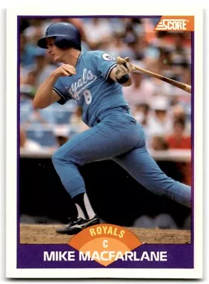 1989 Score Mike Macfarlane Rookie C Kansas City Royals #319 • $1.85