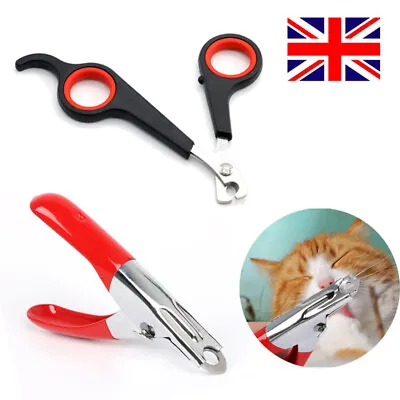 Pet Dog Nail Clippers Cat Rabbit Bird Pig Puppy Kitten Claw Trimmers Scissors UK • £3.49