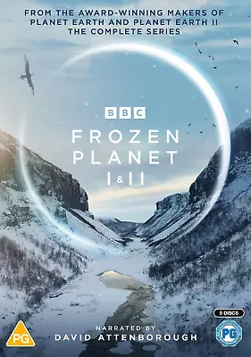 Bbc Earth: Frozen Planet 1 & 2 (david Attenborough) (dvd) New • £7.75