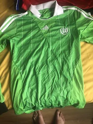 £20 • Buy Wolfsburg 2013/14 Long Sleeve Home Shirt Official Kit