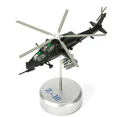 1/100 Chinese Armed WZ-10 Helicopter Model Military Plane Collection Souvenir • £32.99