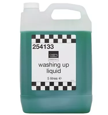 Chef’s Essential Washing Up Liquid Kitchen Cleaning 5 Litres • £14.90