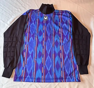 1990s Vintage Uhlsport Goalkeeper Shirt Jersey Size Medium • $59.99