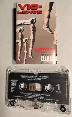 Vio-Lence -Oppressing The Masses 1990 Calif Thrash Speed Metal Cassette Tape 1st • $25