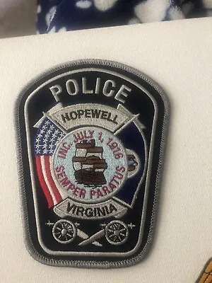 $1 • Buy Virginia   Police - Hopewell   Police  VA  Police Patch