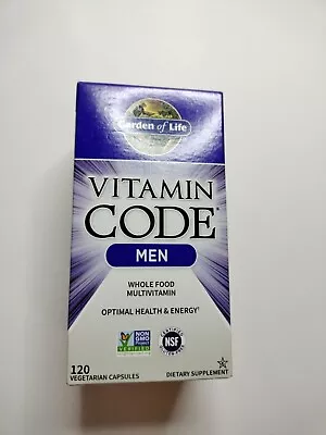 Garden Of Life Vitamin Code MEN 120 Capsules Exp 02/25 • $34.50